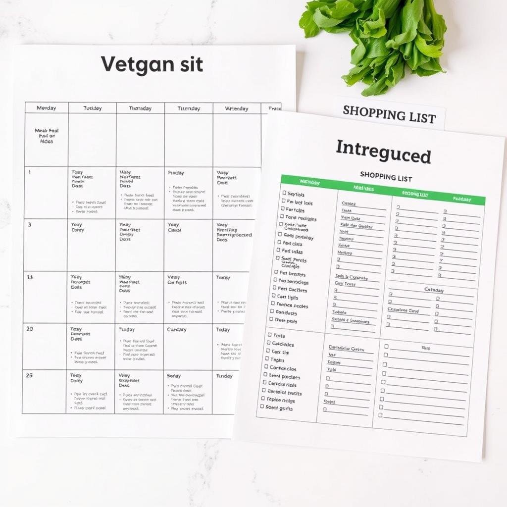 Comprehensive meal plans and shopping lists for the 1 month vegan challenge Comprehensive meal plans and shopping lists for the 1 month vegan challenge