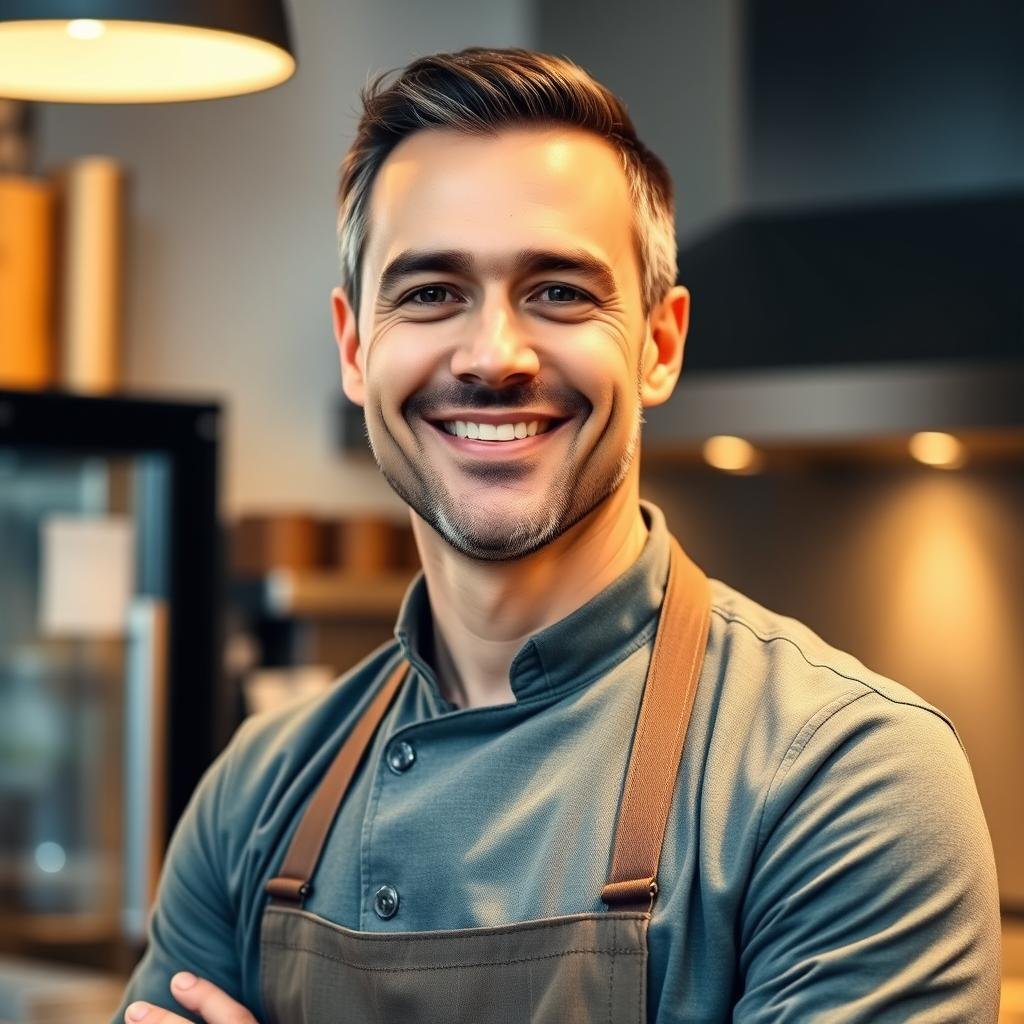 Portrait of Marcus T., who runs three ghost kitchen concepts from one space Portrait of Marcus T., who runs three ghost kitchen concepts from one space